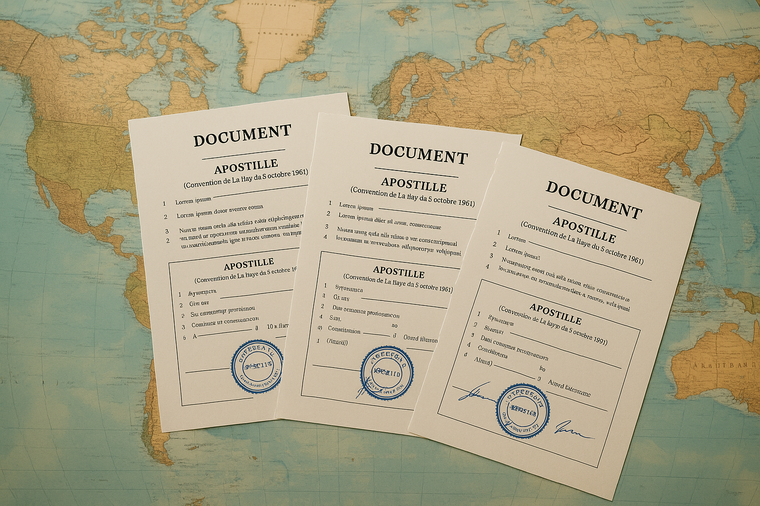 International document authentication services
