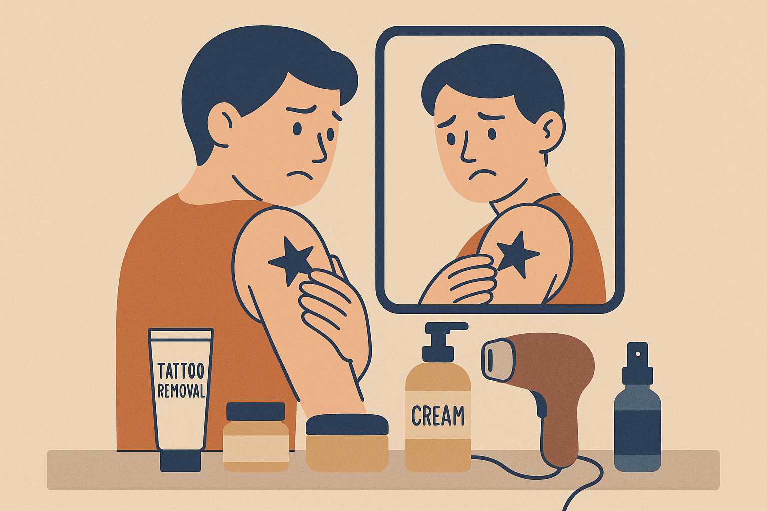 At home tattoo removal methods and tools