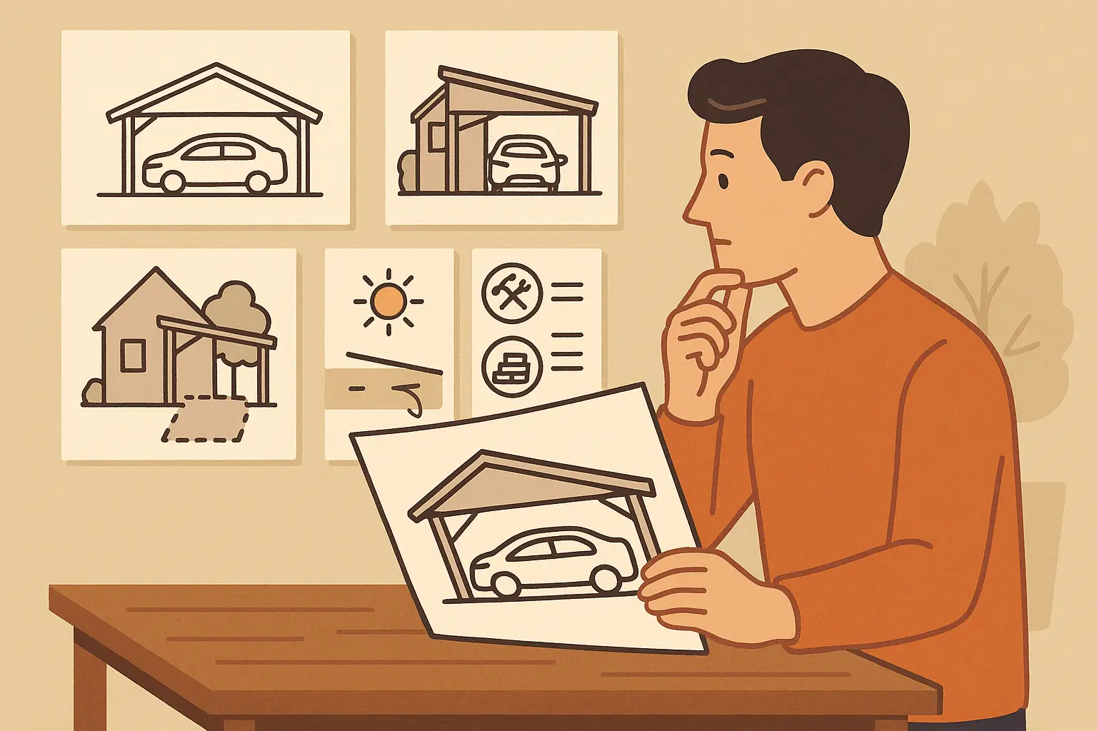Carport design evaluation process