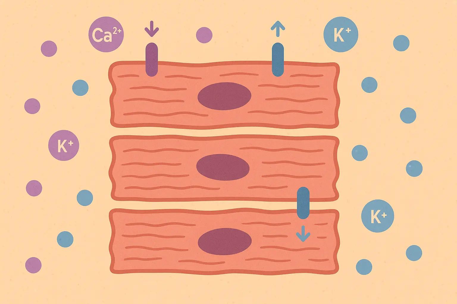 EKG changes during hyperkalemia treatment