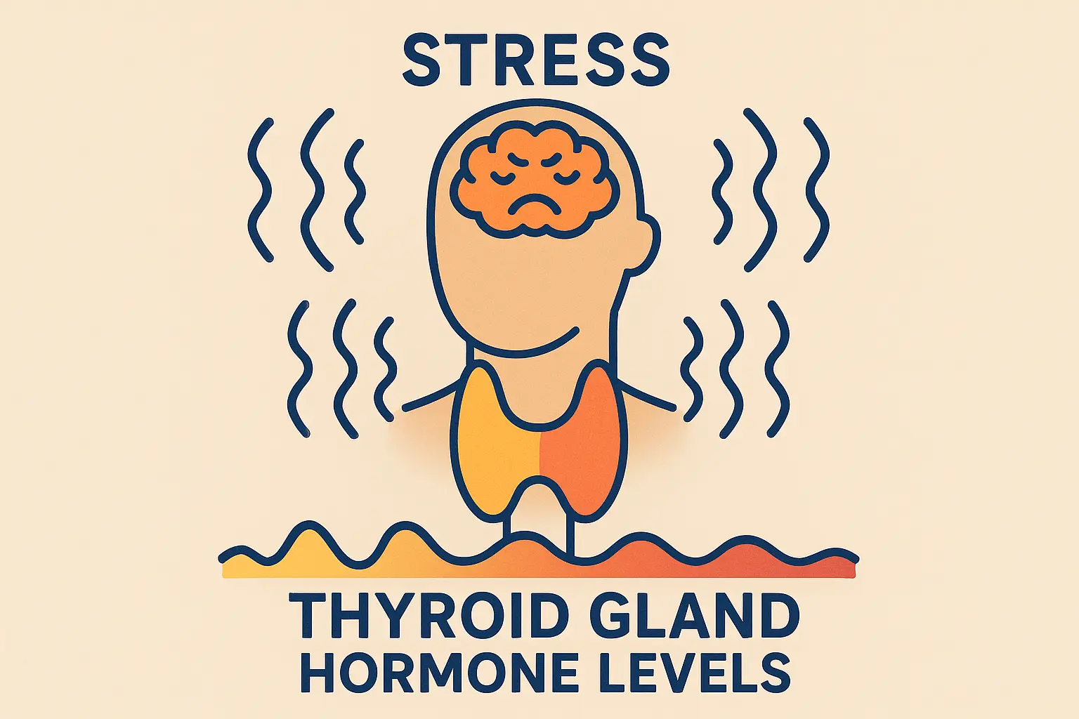 Stress response patterns in thyroid dysfunction