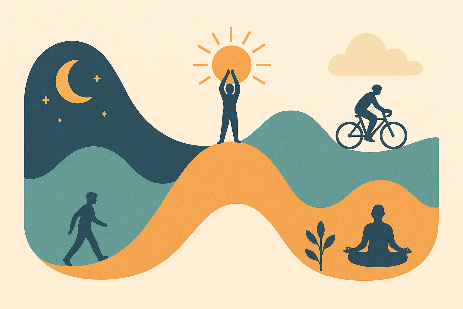 Natural emotional rhythm cycles
