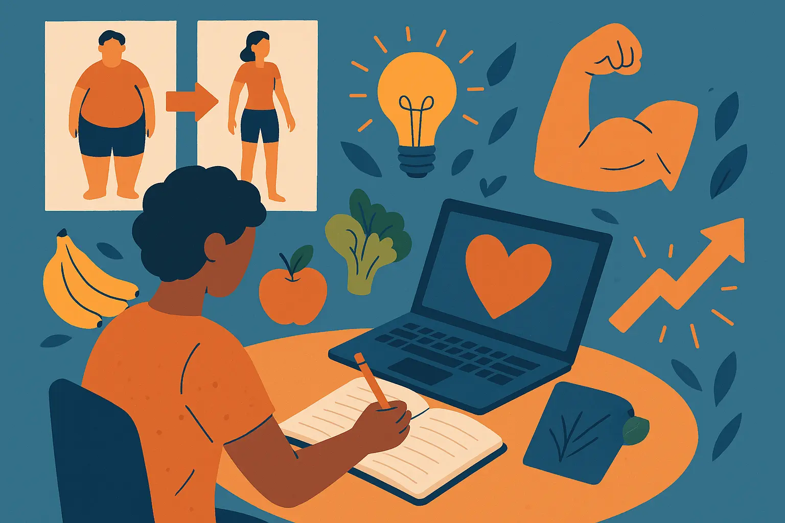 AI storytelling tools for weight loss journey documentation