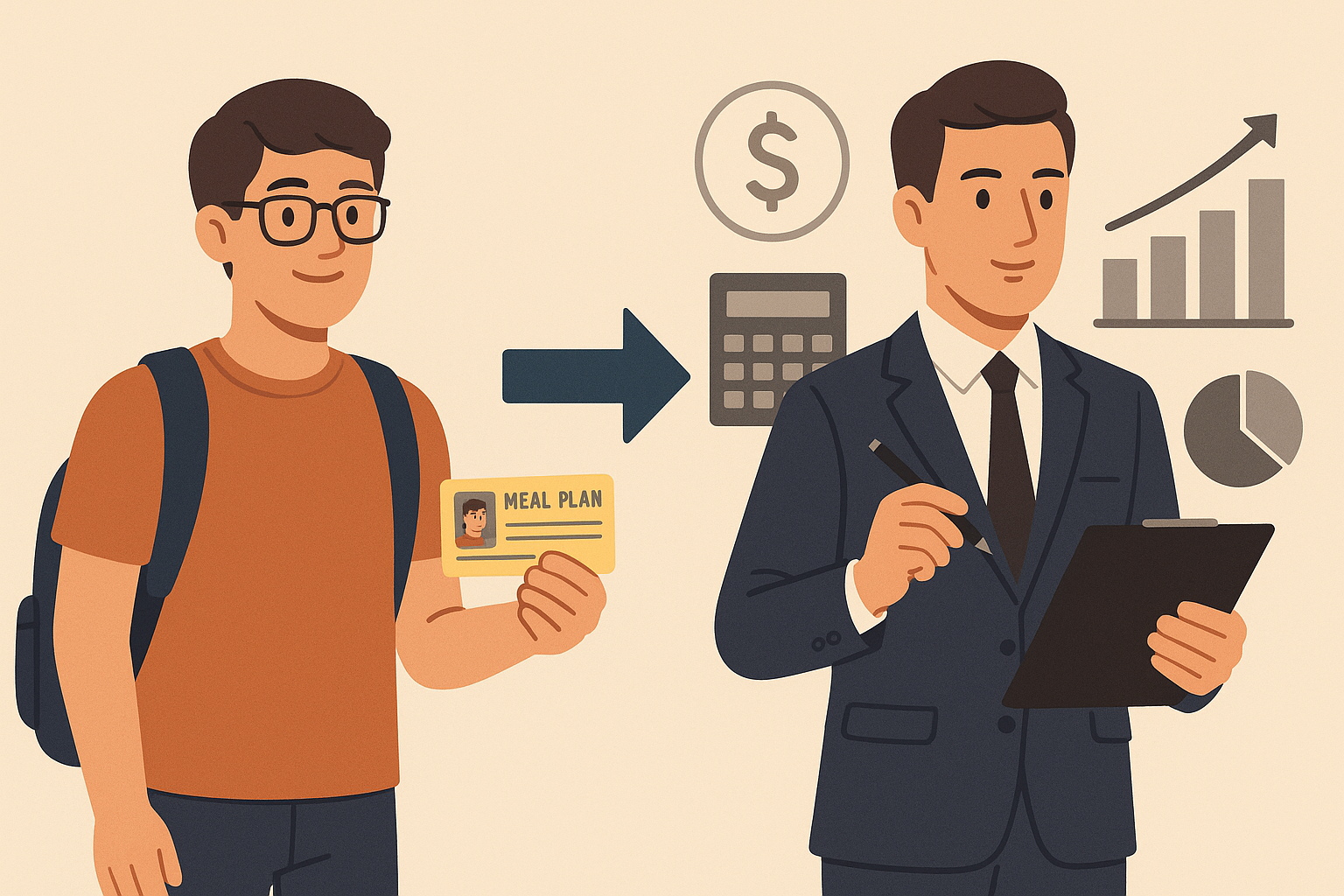 Career skills from meal plan management