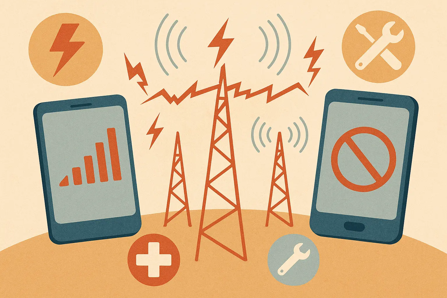 Cellular communication breakdown during plateau