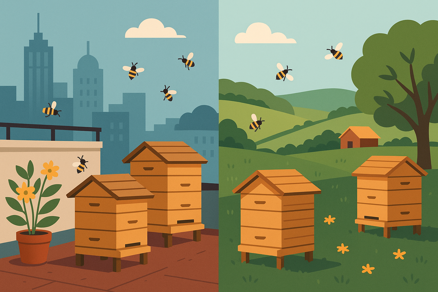 Geographic variation in bee tattoo designs showing urban vs rural influences