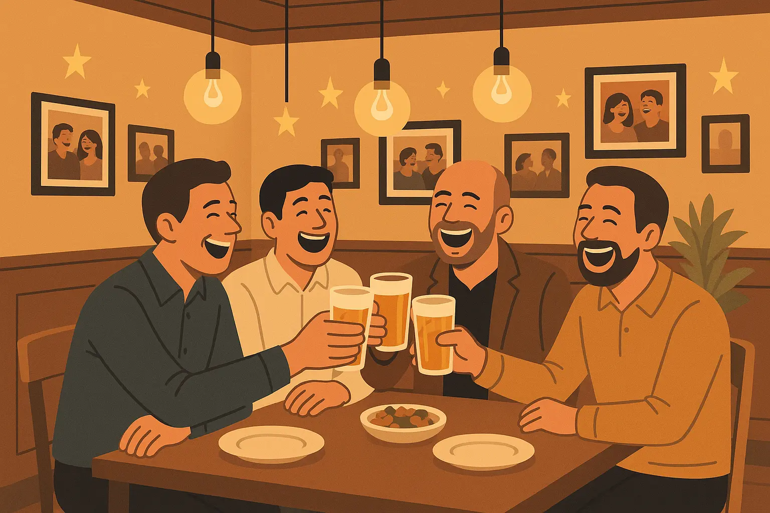 bachelor party roast and toast celebration