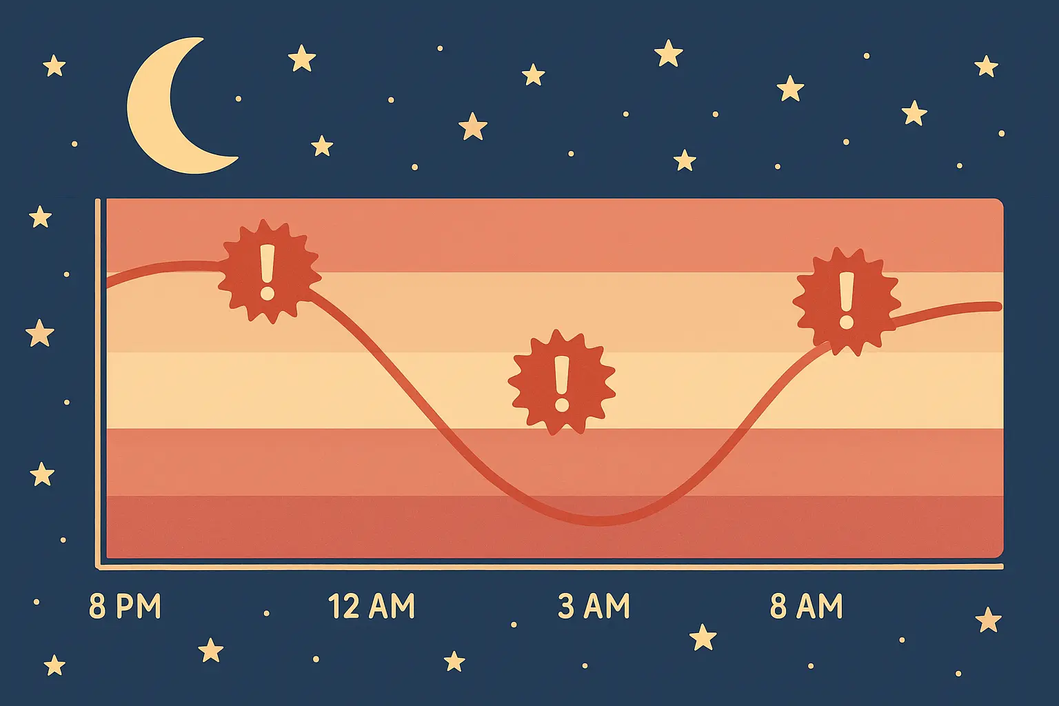 Blood sugar regulation during sleep