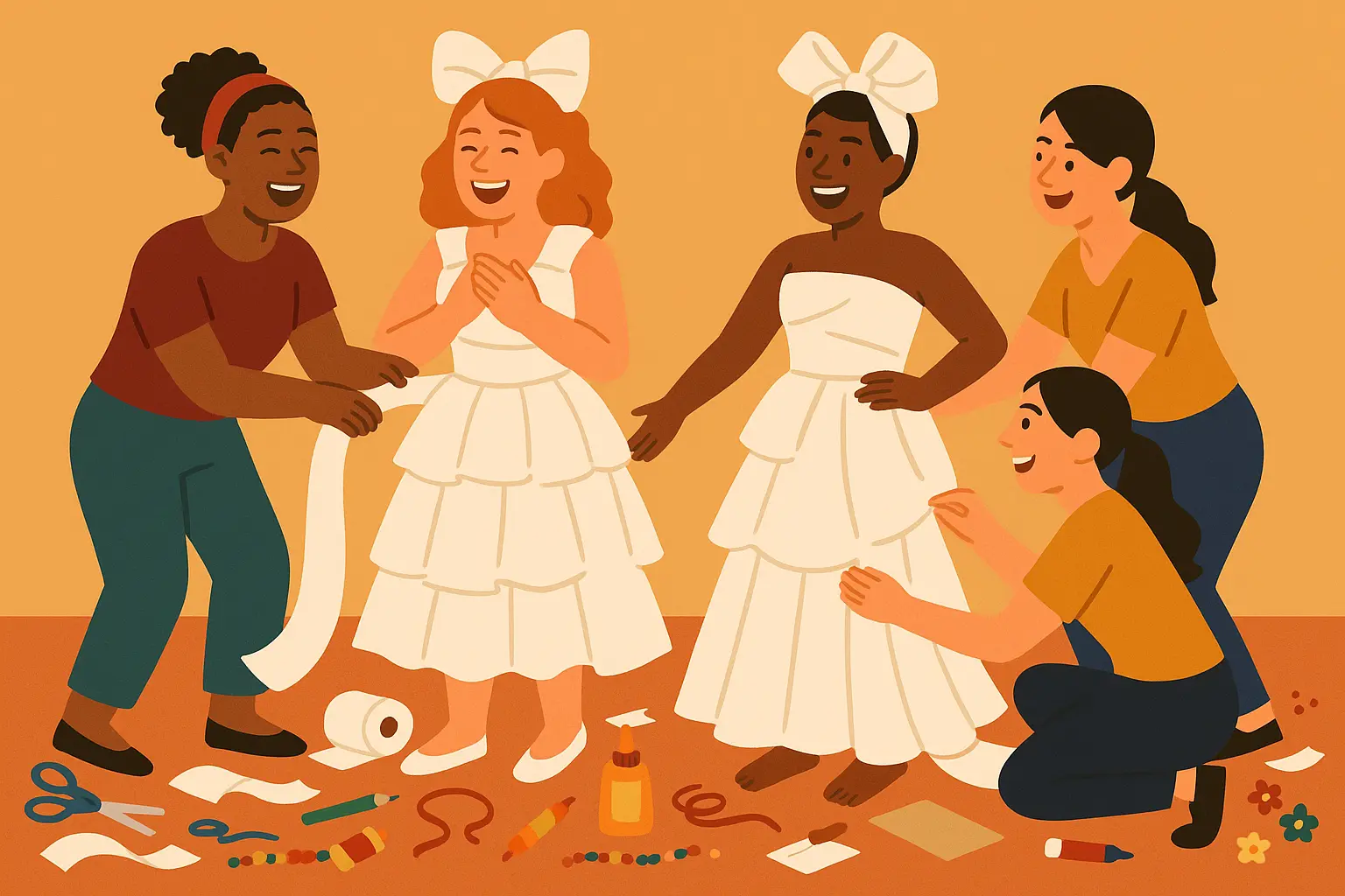 Wedding dress design challenge activity