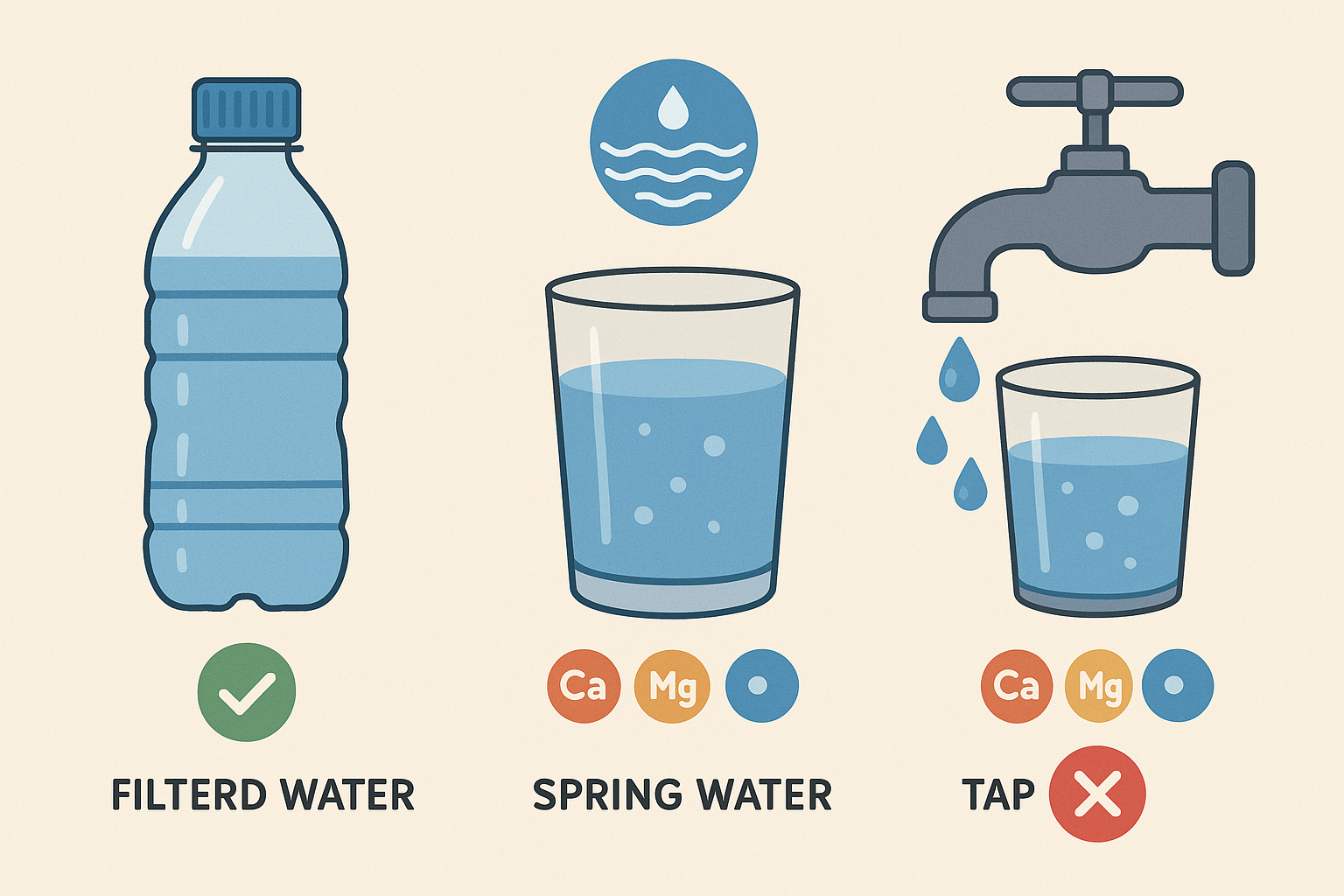 Water quality and metabolic function comparison