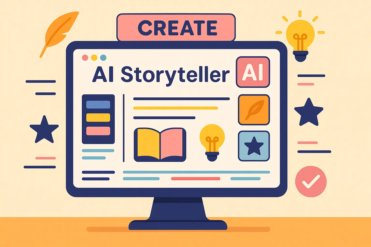 Modern AI tools for social story creation