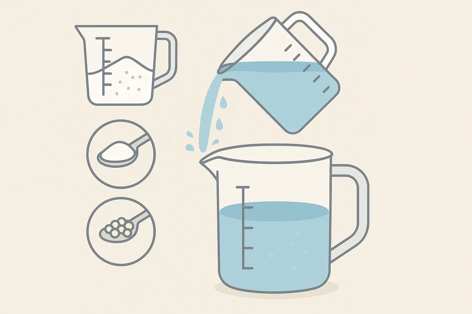 WHO rehydration solution preparation