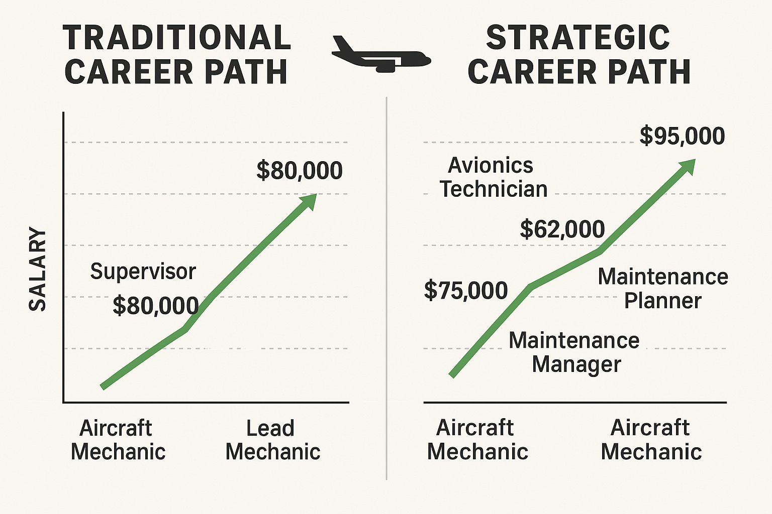 International aviation salary opportunities
