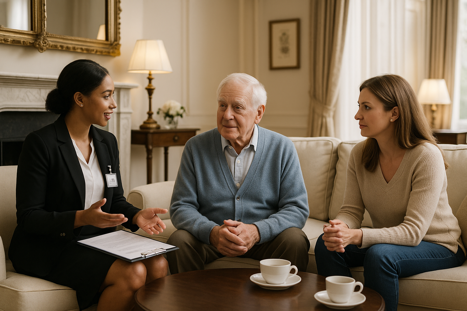 Elder care coordination service model