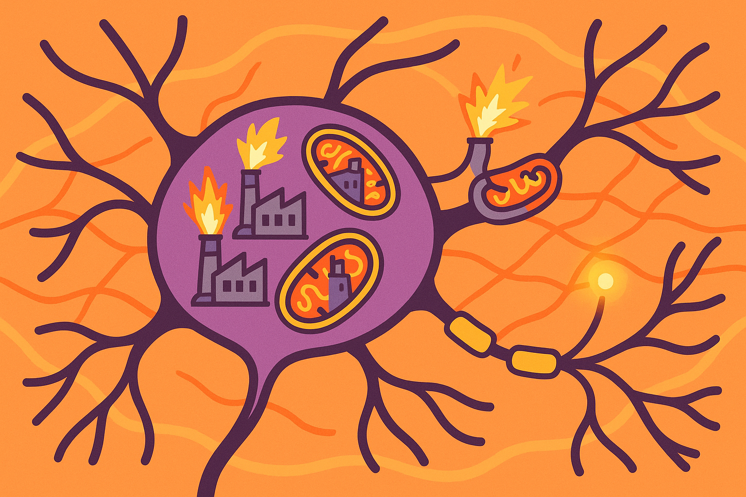 Mitochondrial function and executive networks