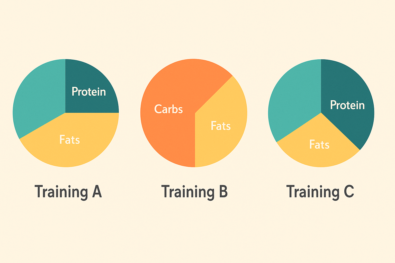 Calorie distribution strategies