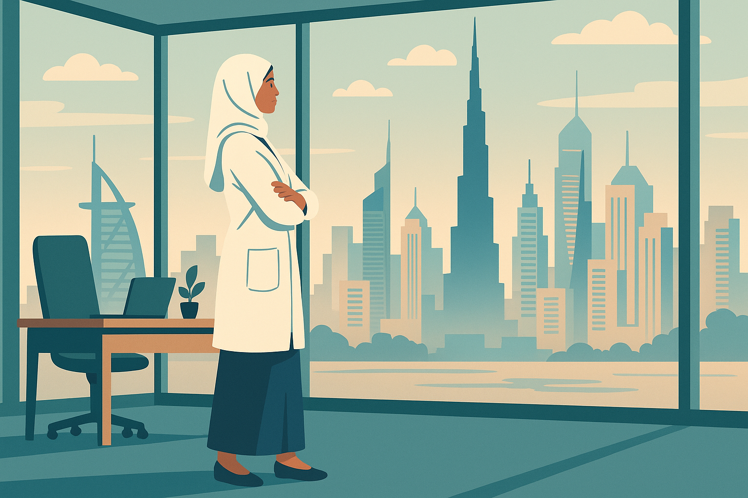 Dubai pharmacist career success