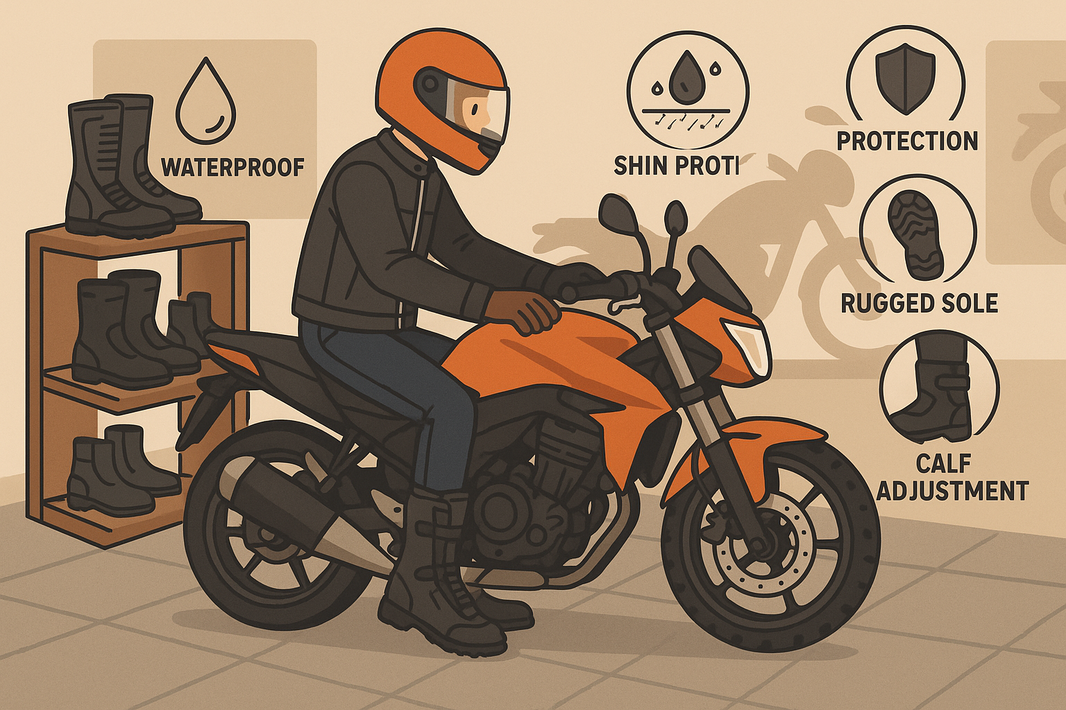 Motorcycle boot selection guide