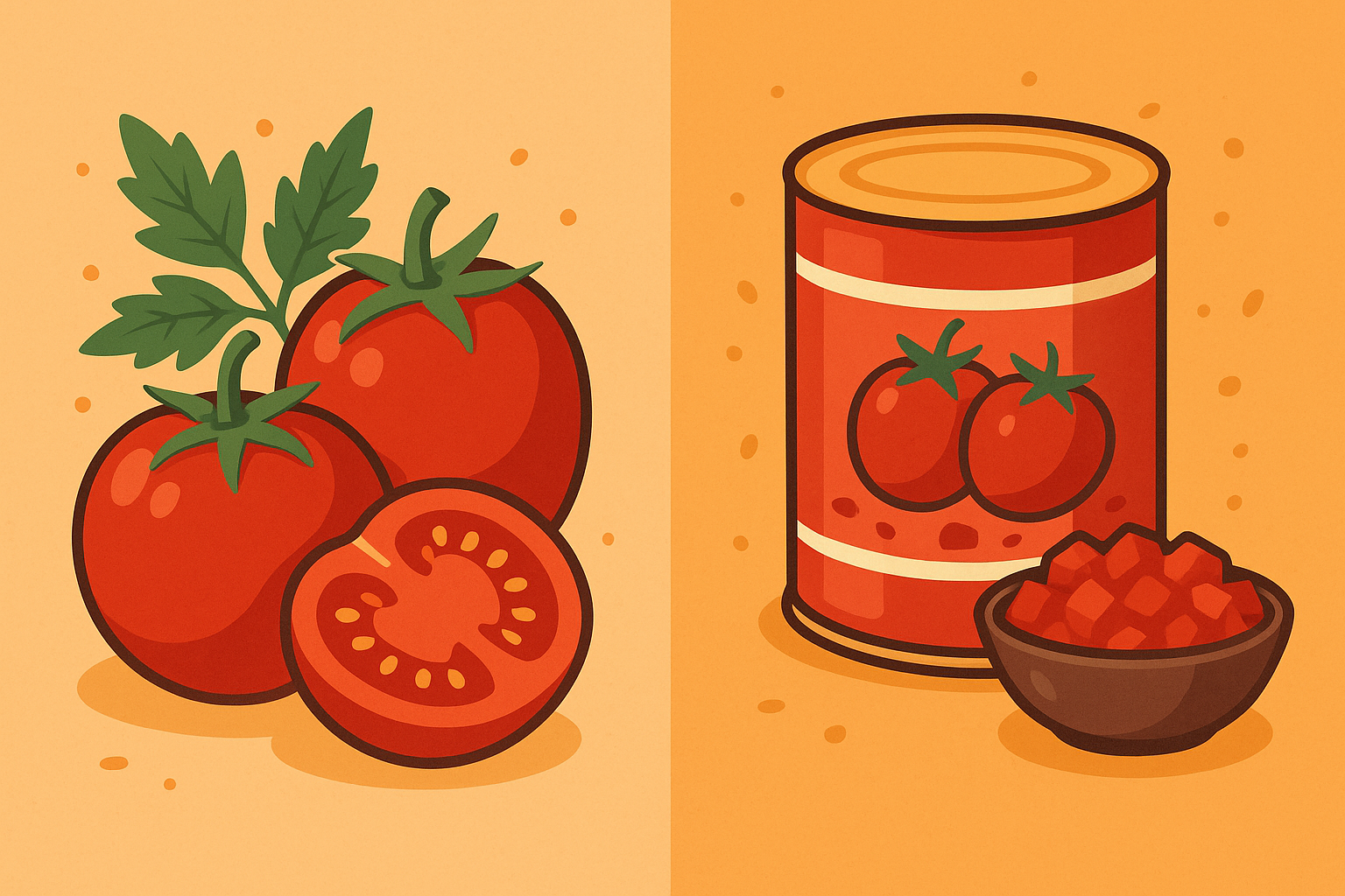 Fresh vs canned tomatoes comparison for Mexican rice