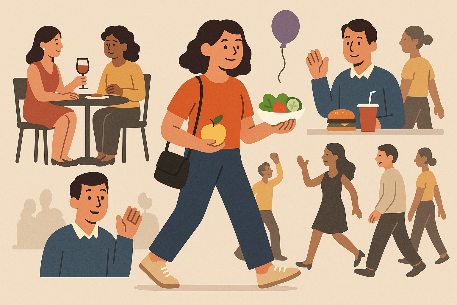 Social dining strategies for bulking success