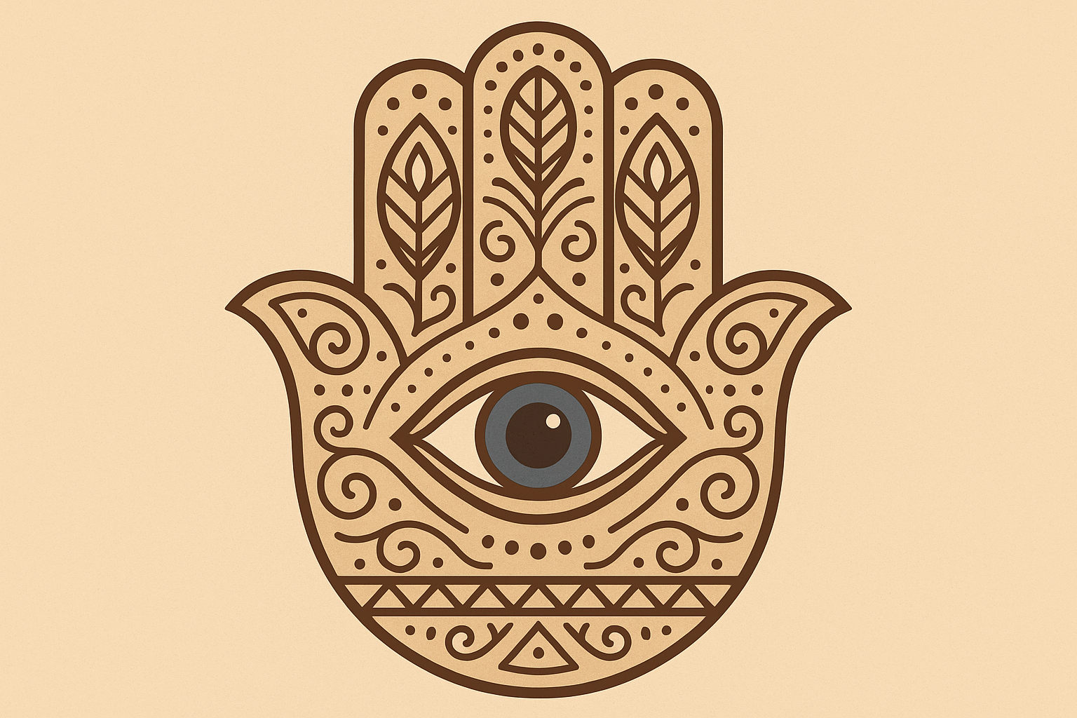 Hamsa hand micro realism spiritual tattoo