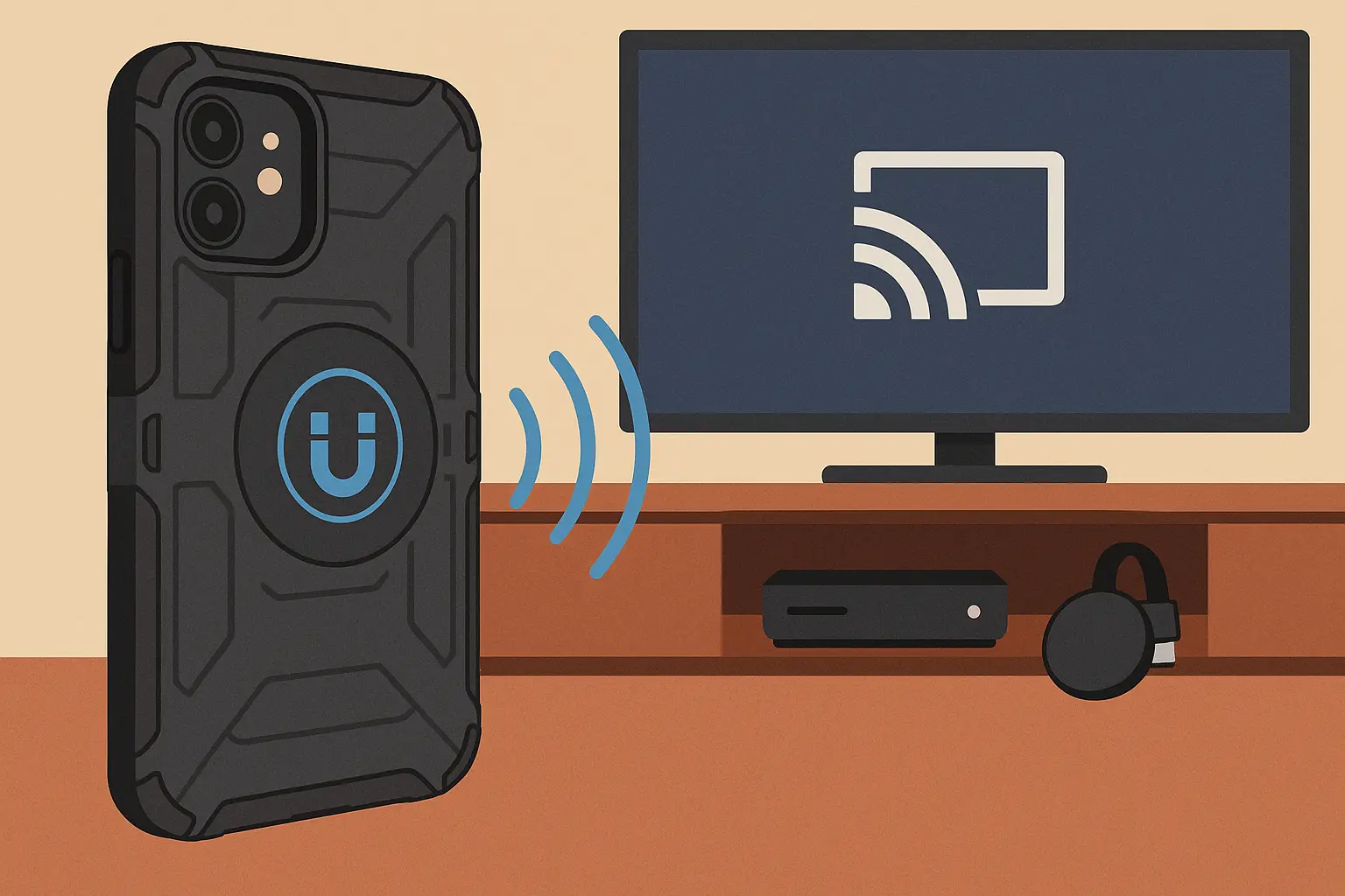 Rokform phone case with magnetic mounting system