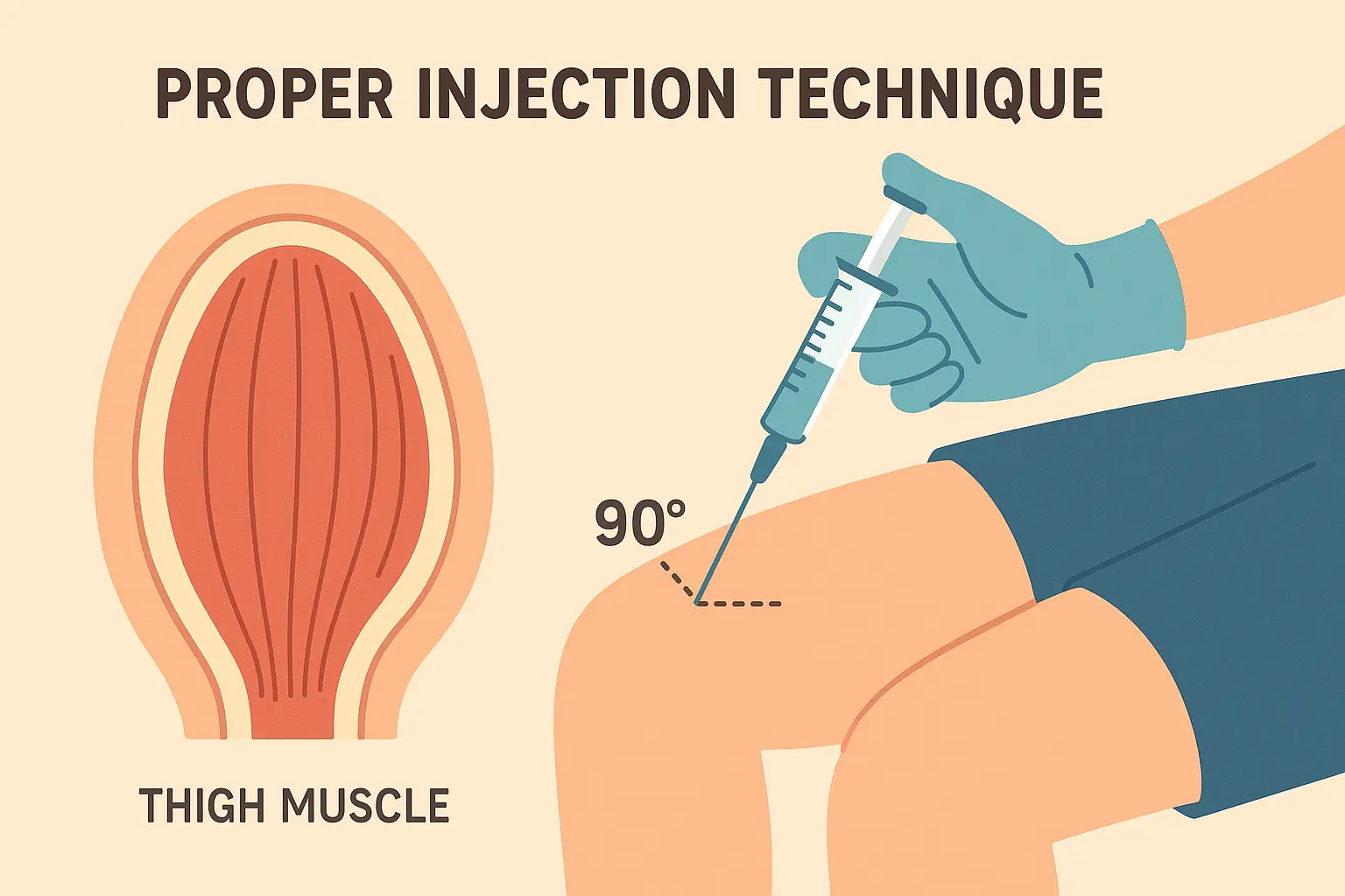 B12 injection technique for sciatica treatment