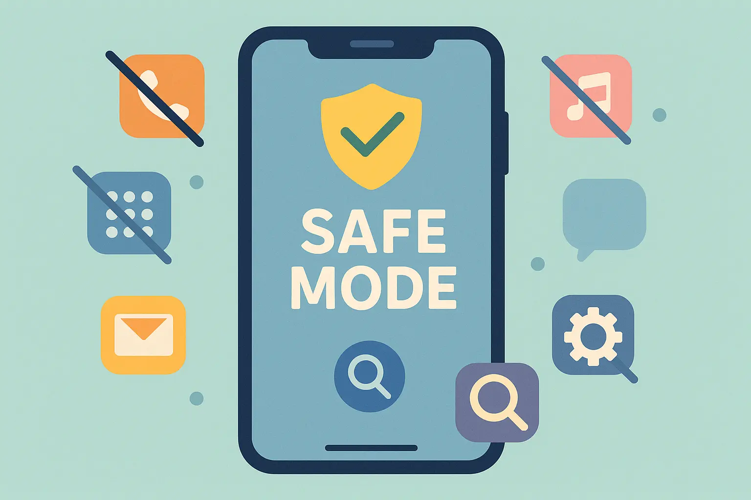 Android safe mode and alternative unlock methods
