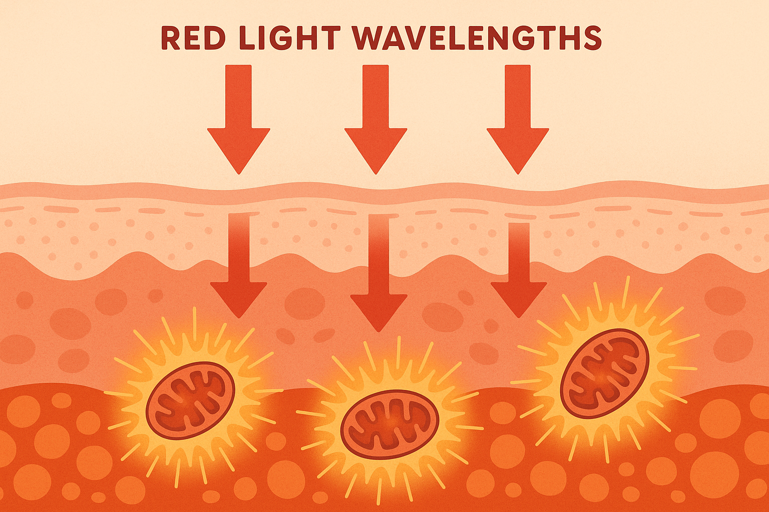 Red light therapy for cellular energy