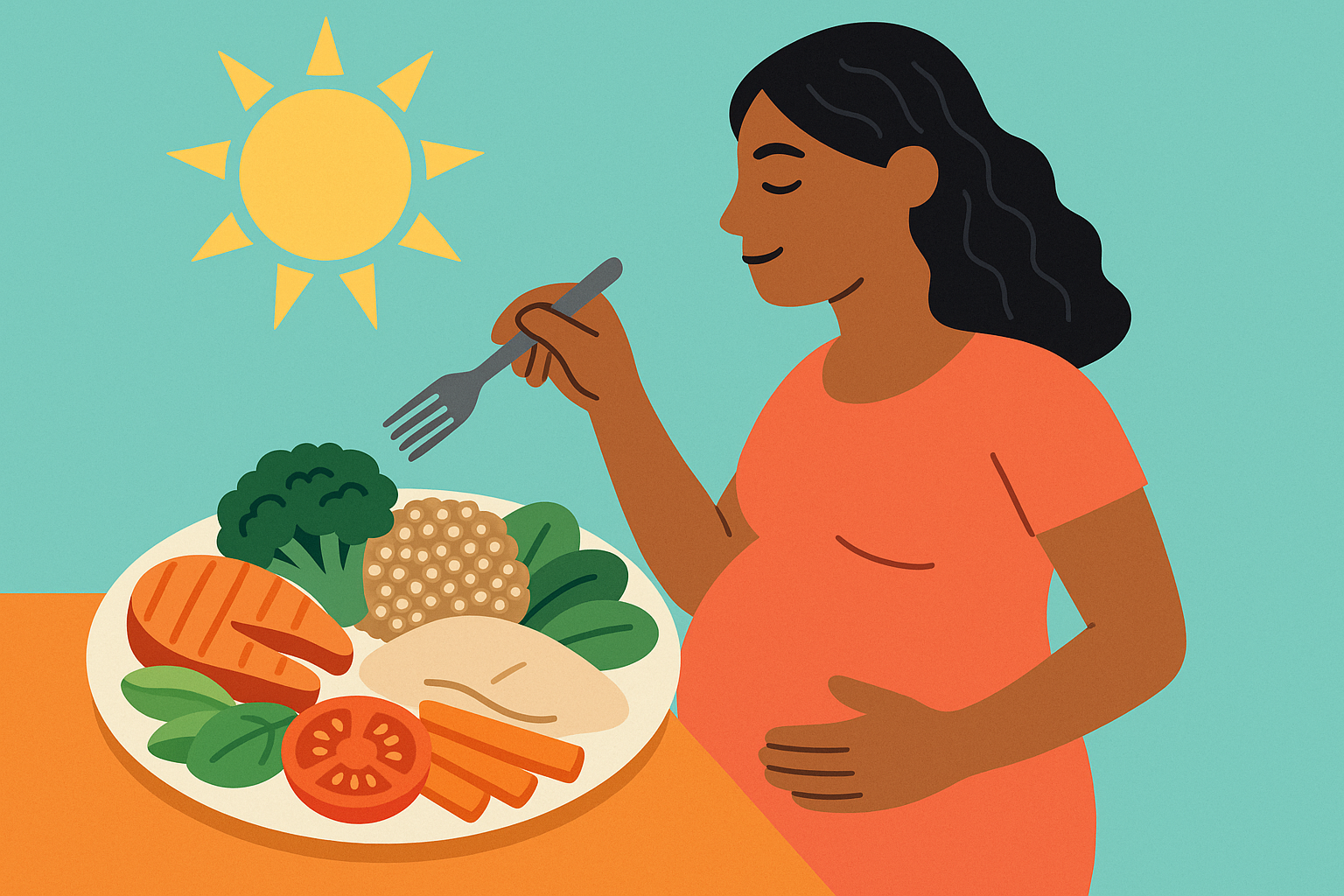 Second trimester nutrient absorption