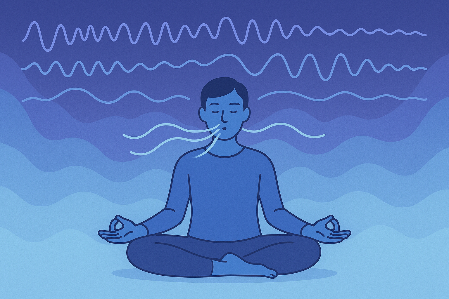 Breathwork brainwave modulation