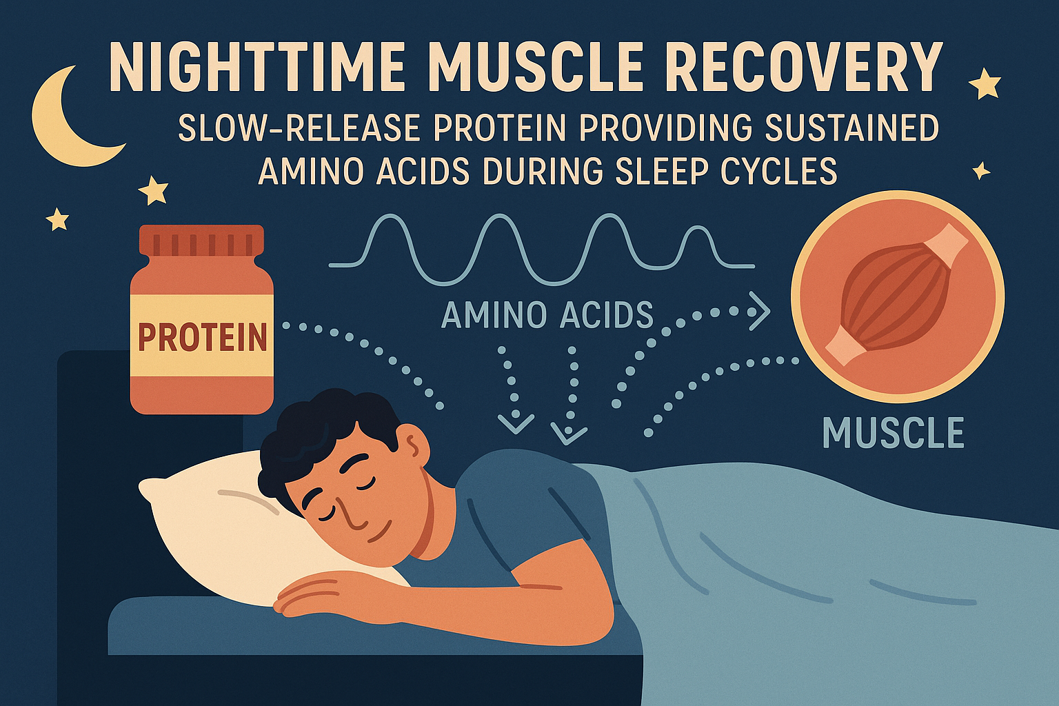 Evening protein recovery protocol