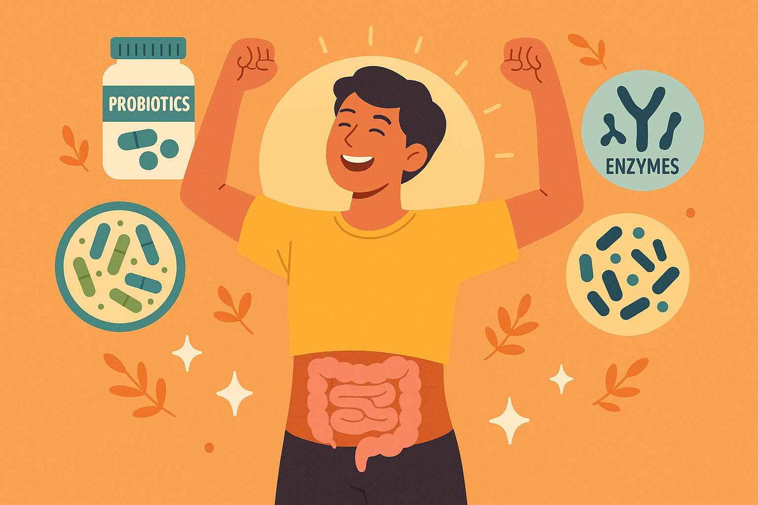Plant-based digestive support supplements