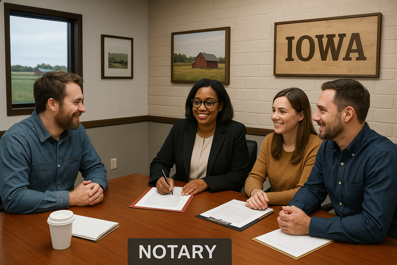 Iowa notary corporate partnerships