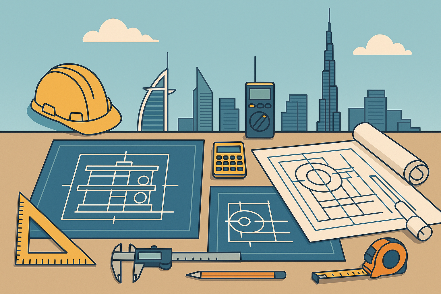 Dubai construction specialization salary premiums