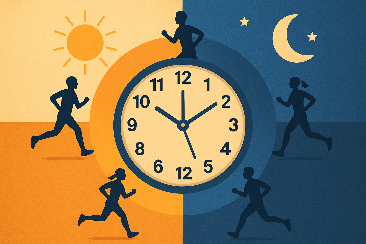 Circadian rhythm optimization for runners