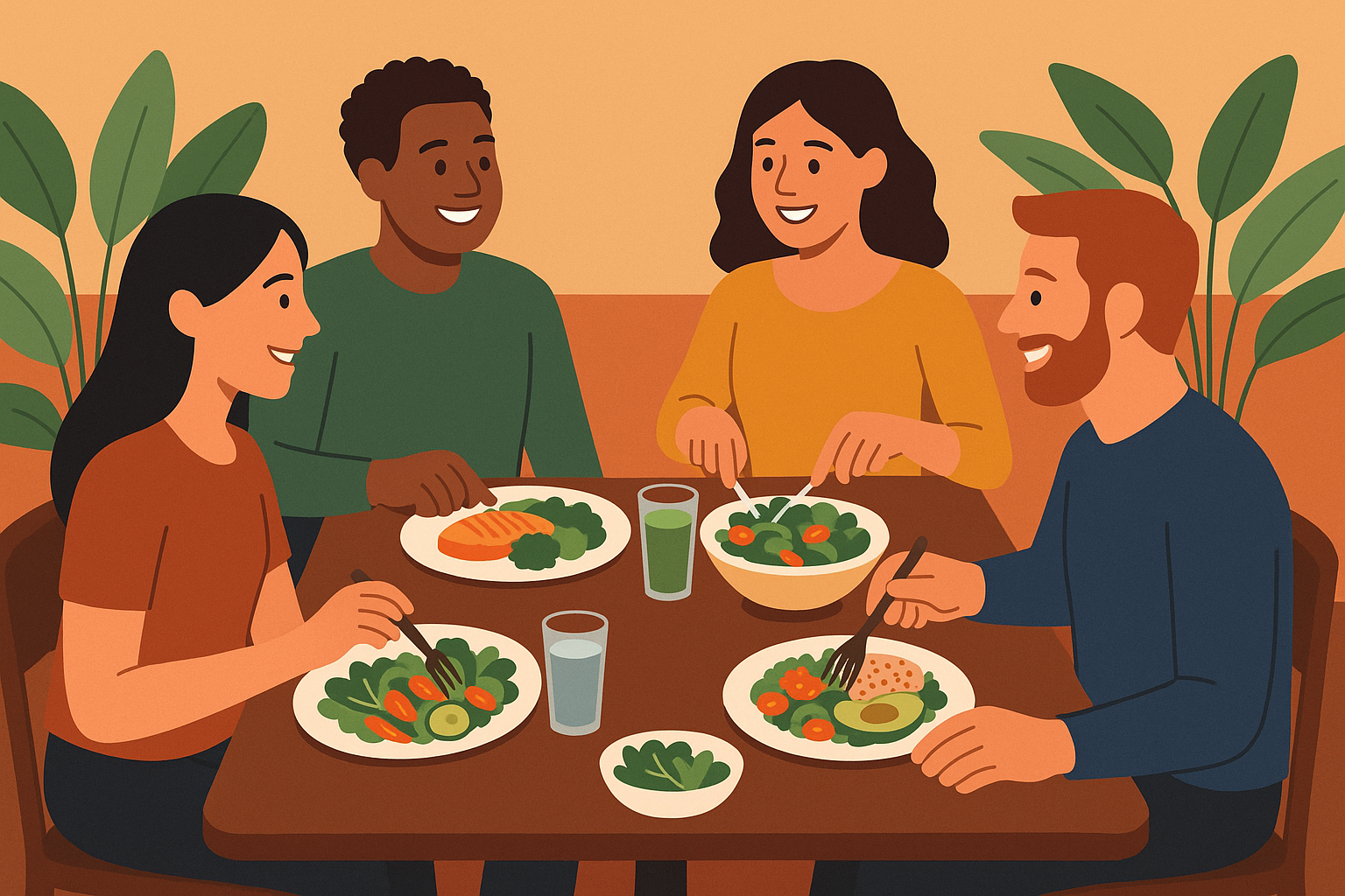 Social eating strategies for meal plan success