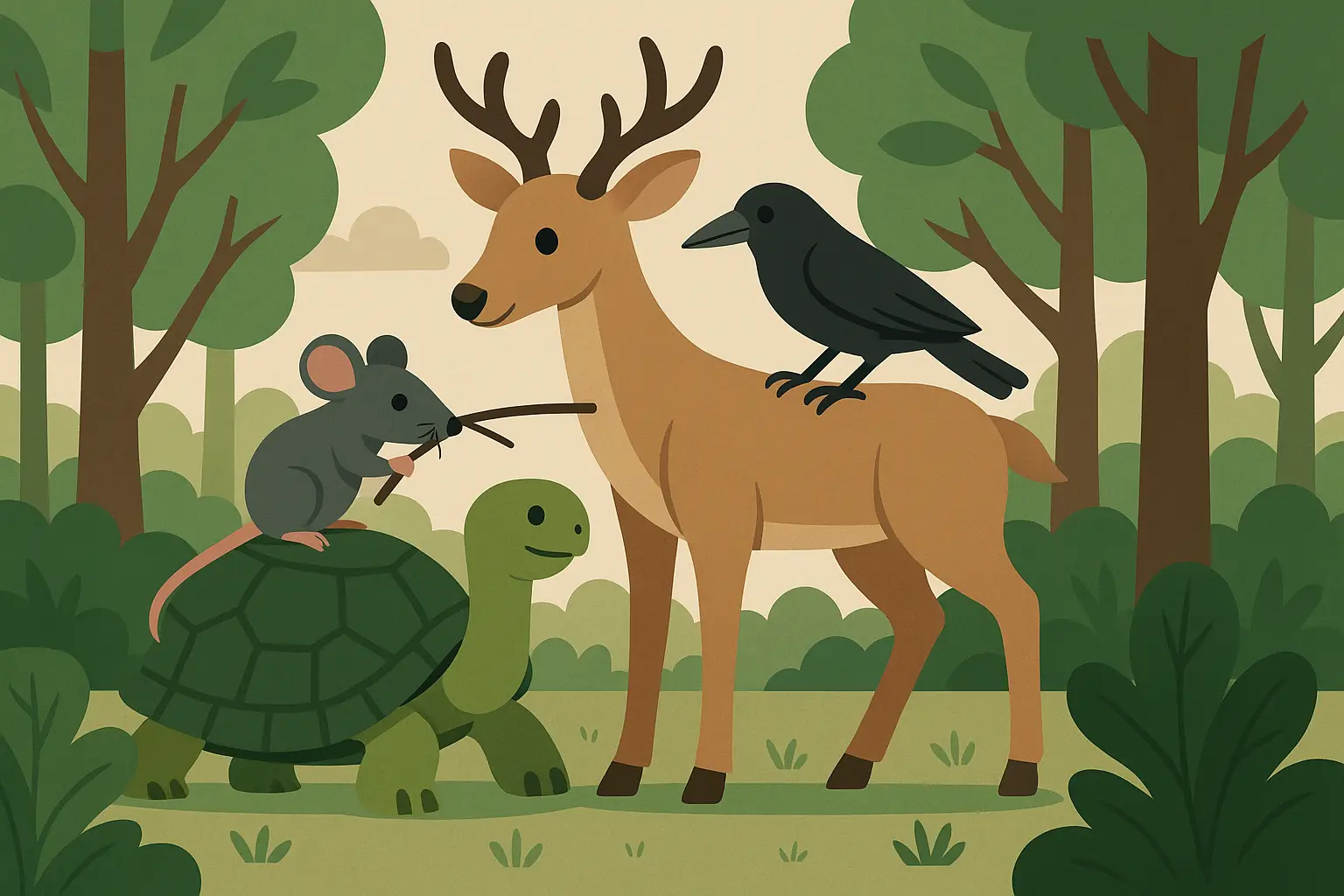 Four unlikely friends demonstrate the power of collaboration and diverse strengths