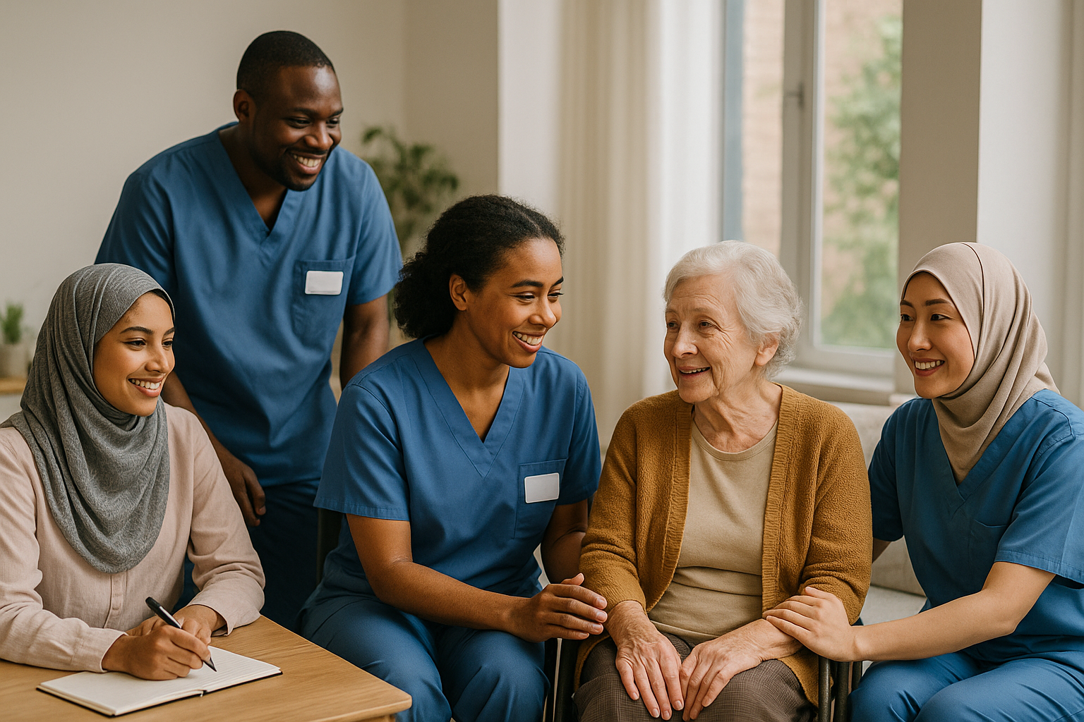 PCA communicating with diverse client population