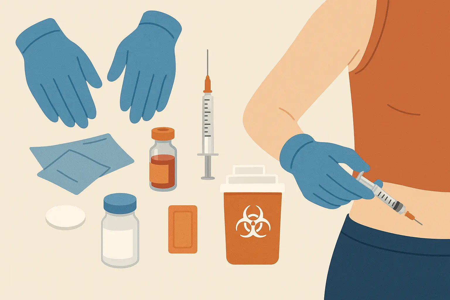 Sterile needle packaging