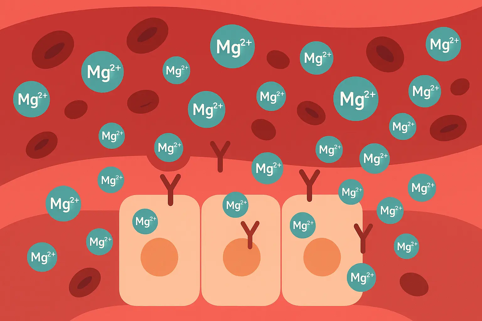 IV magnesium cellular uptake mechanisms