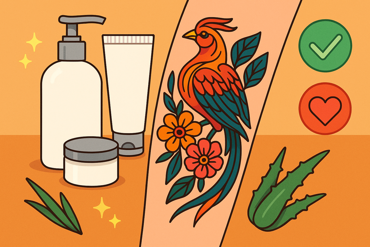 Complete tattoo aftercare guide with Aquaphor application techniques
