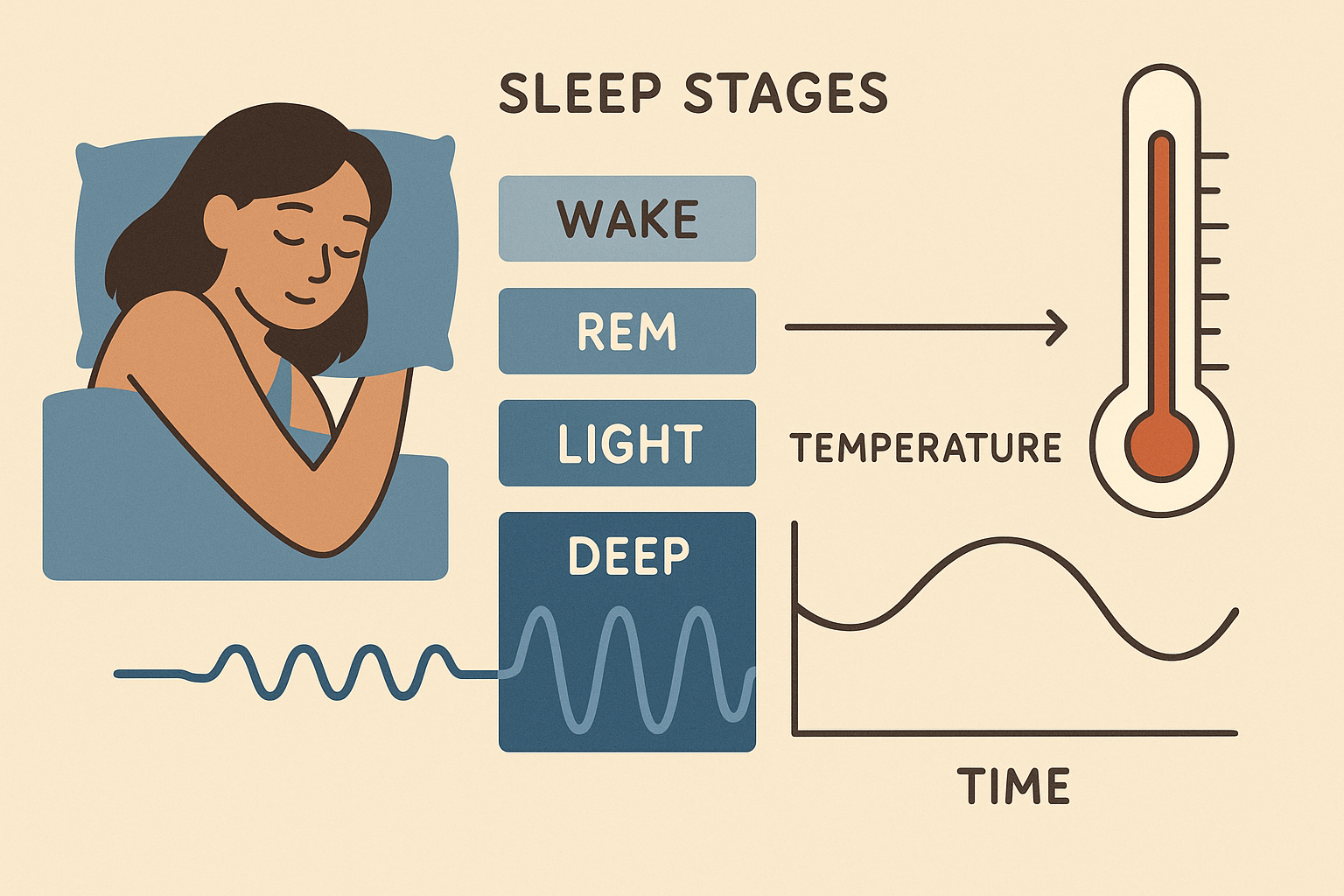 Sleep quality metrics improvement graph