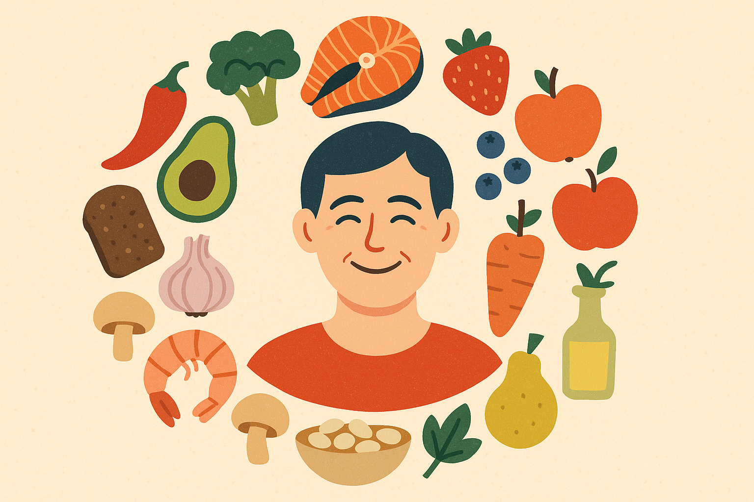 Anti-aging through flexitarian diet variety