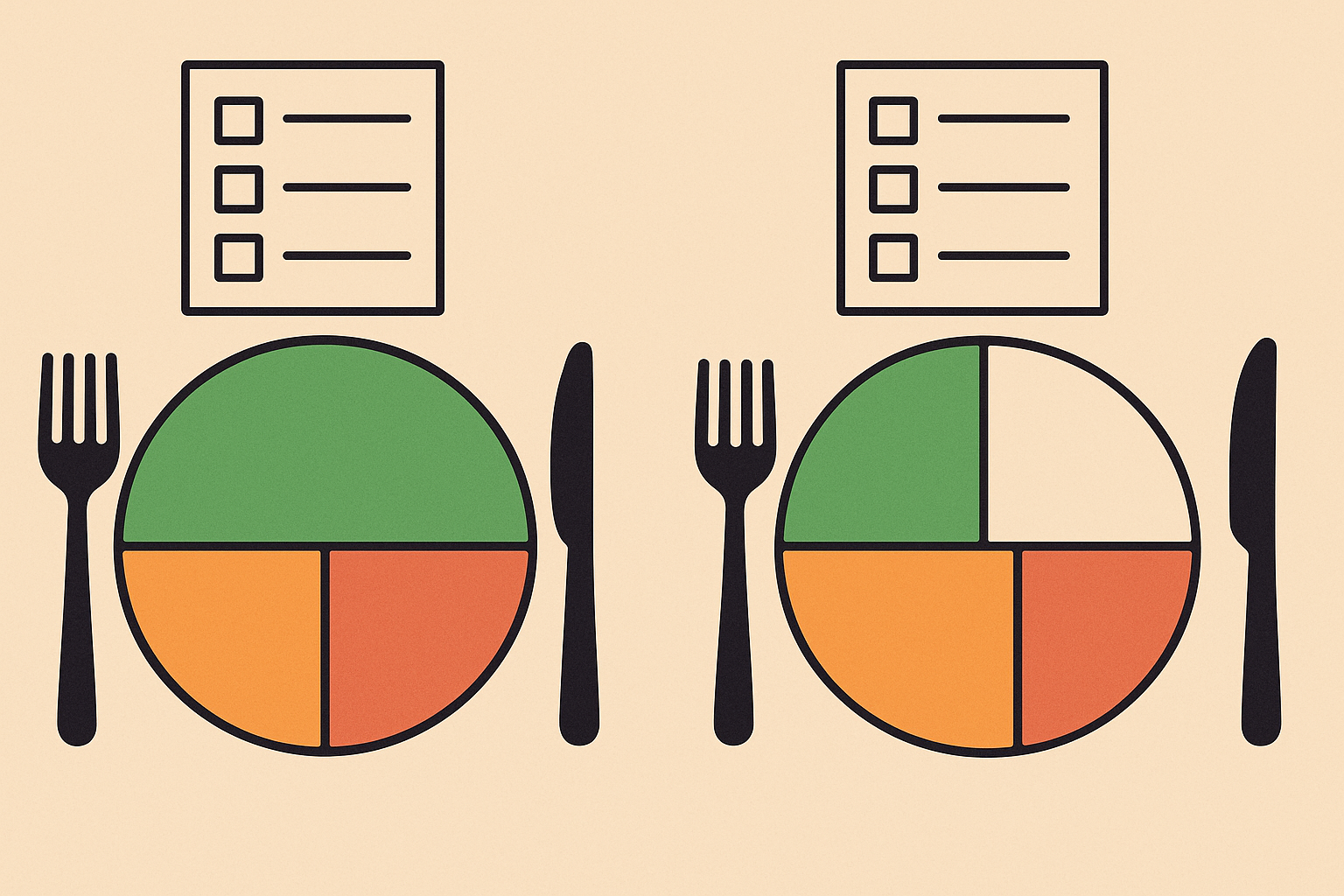 visual layout meal planning psychology
