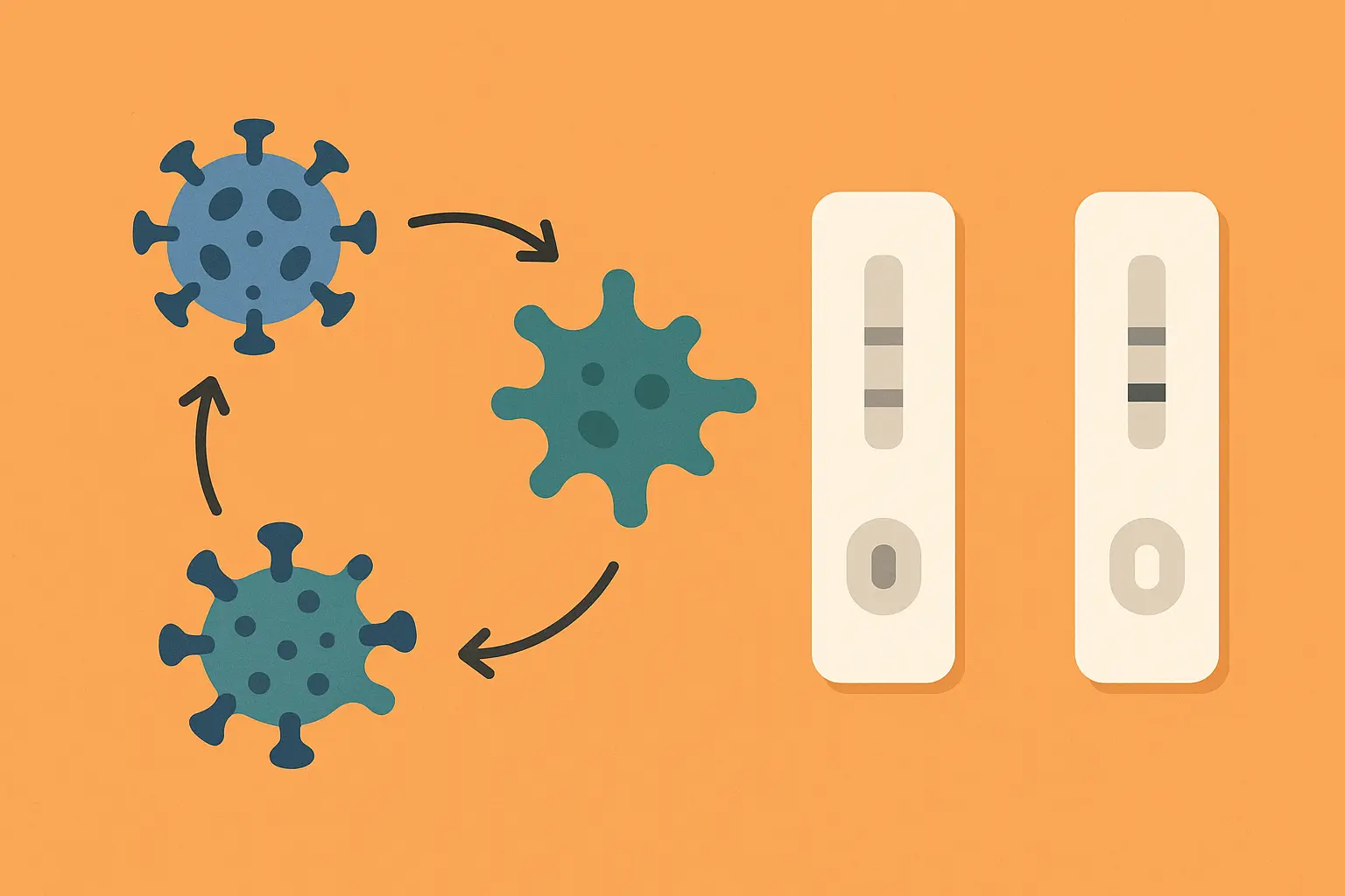 Pathogen mutation and test accuracy