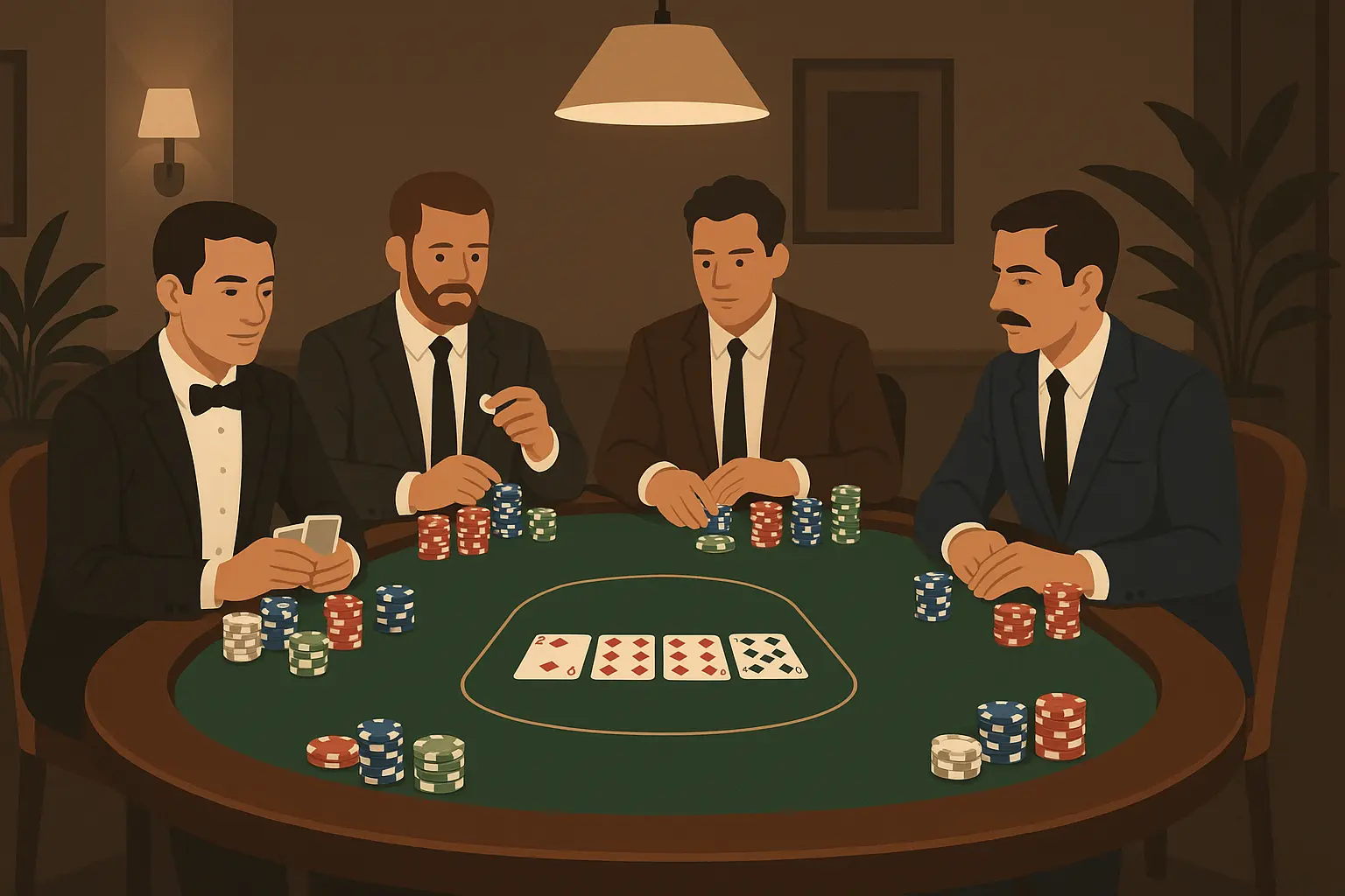Private poker tournament setup