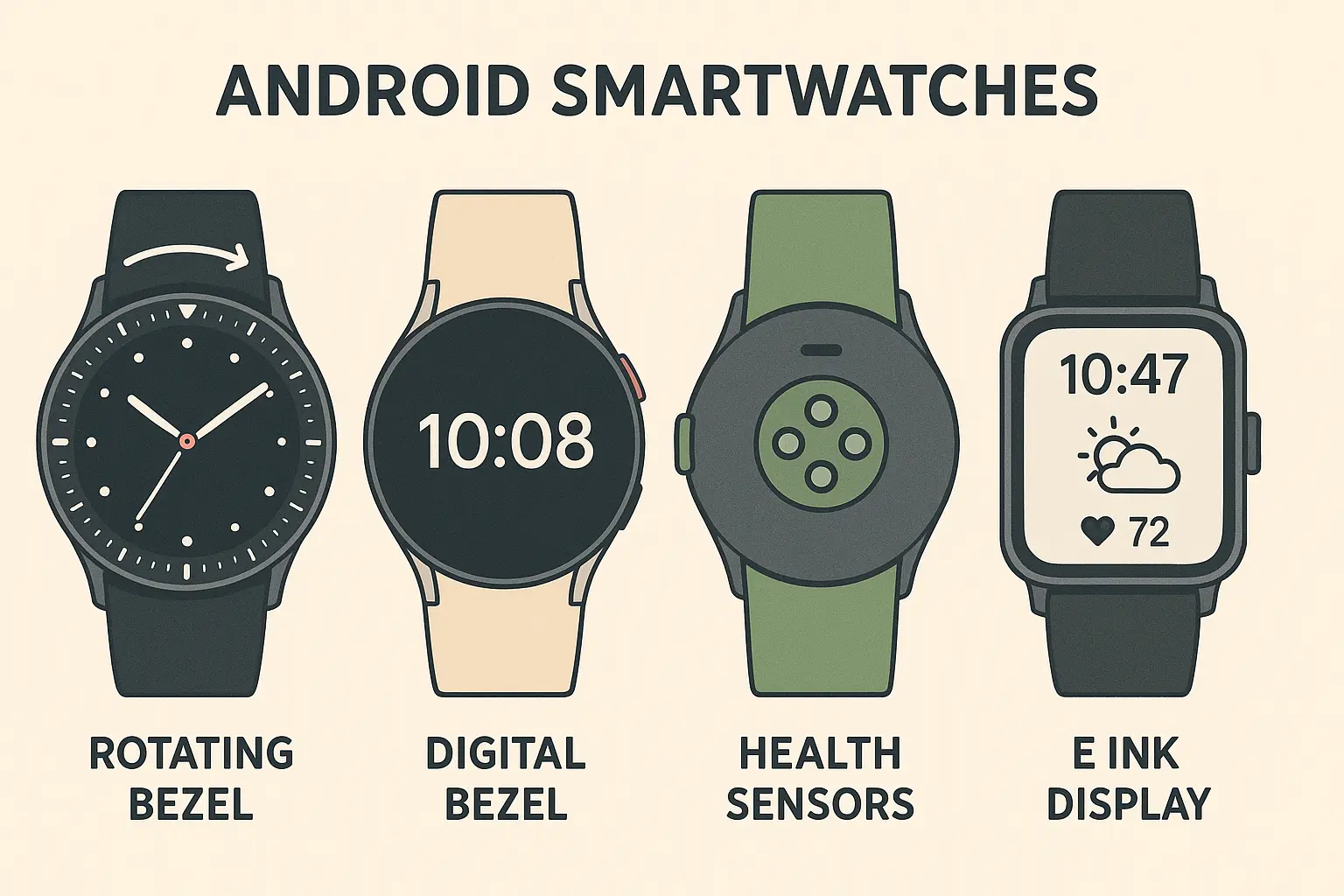 Android smartwatch alternatives comparison