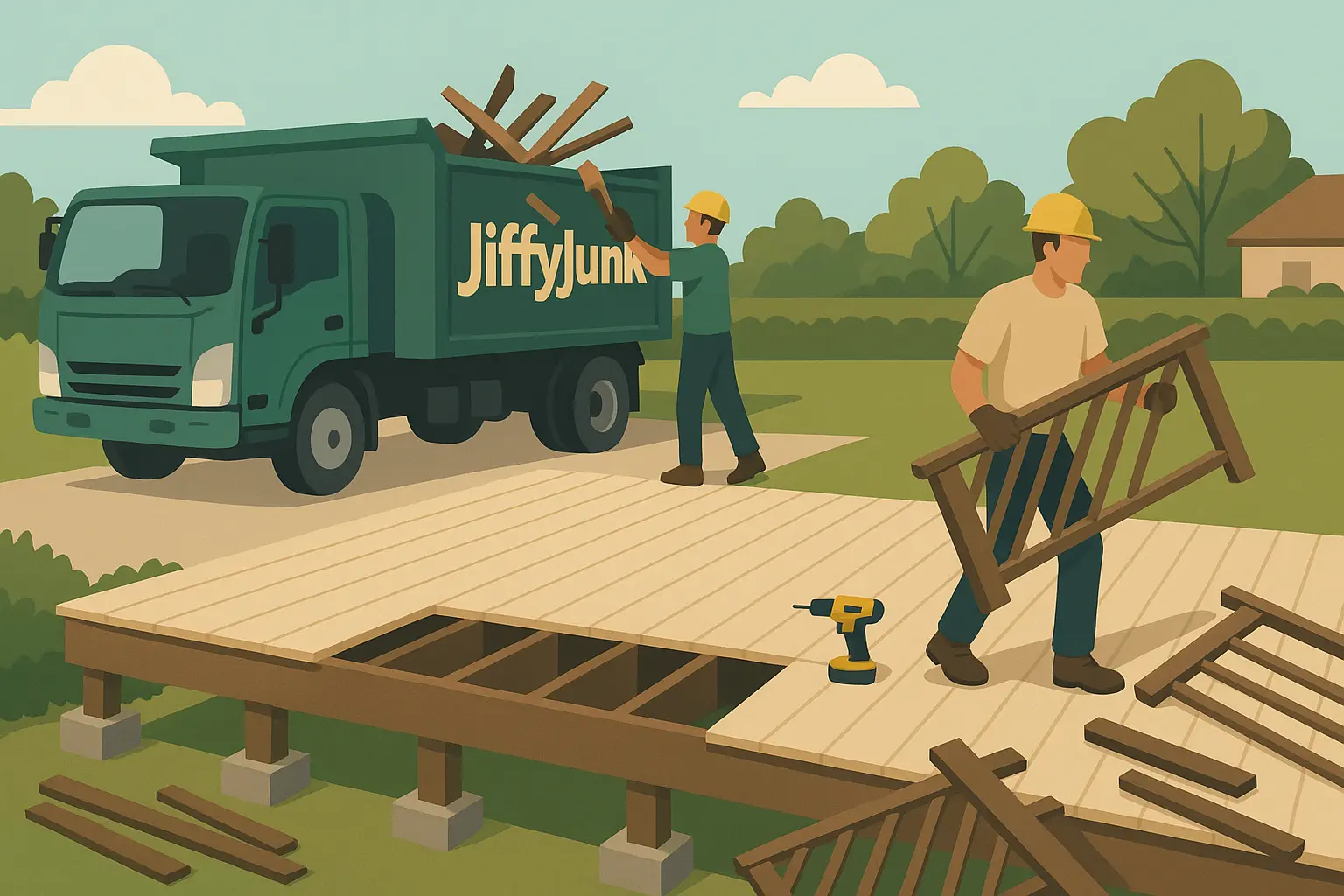 JiffyJunk cleanup services