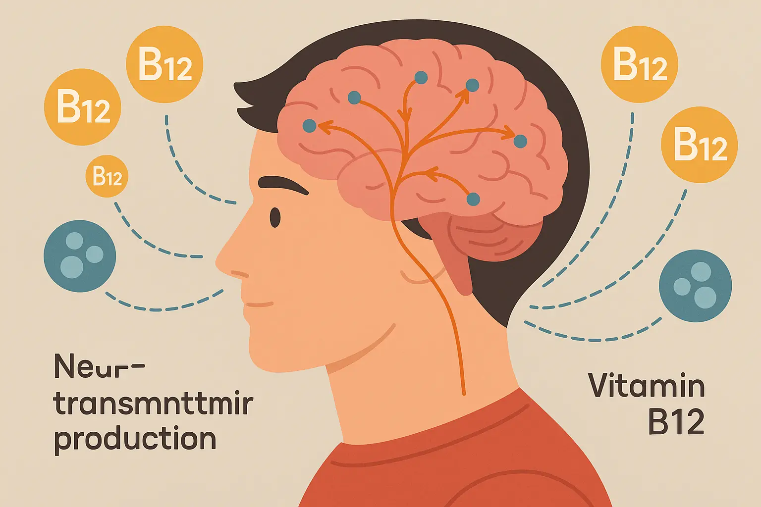 B12 and brain neurotransmitter production